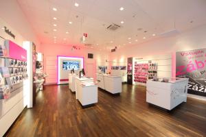 Nový design Značové prodejny T-Mobile na pražském Zličíně
