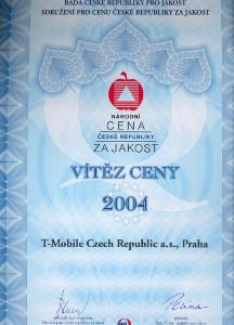 Cena Jakost 2004